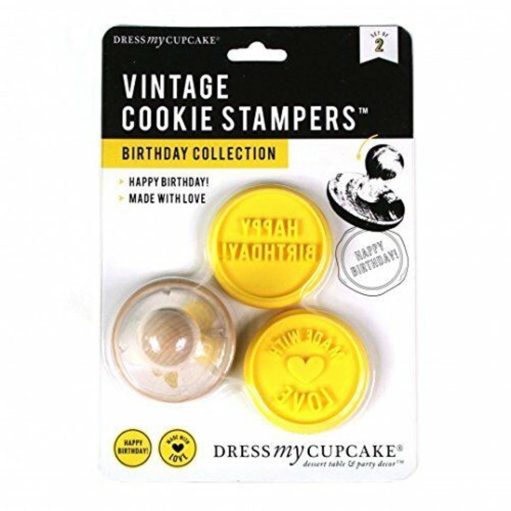 Dress My Cupcake Vintage Cookie Stampers Birthday